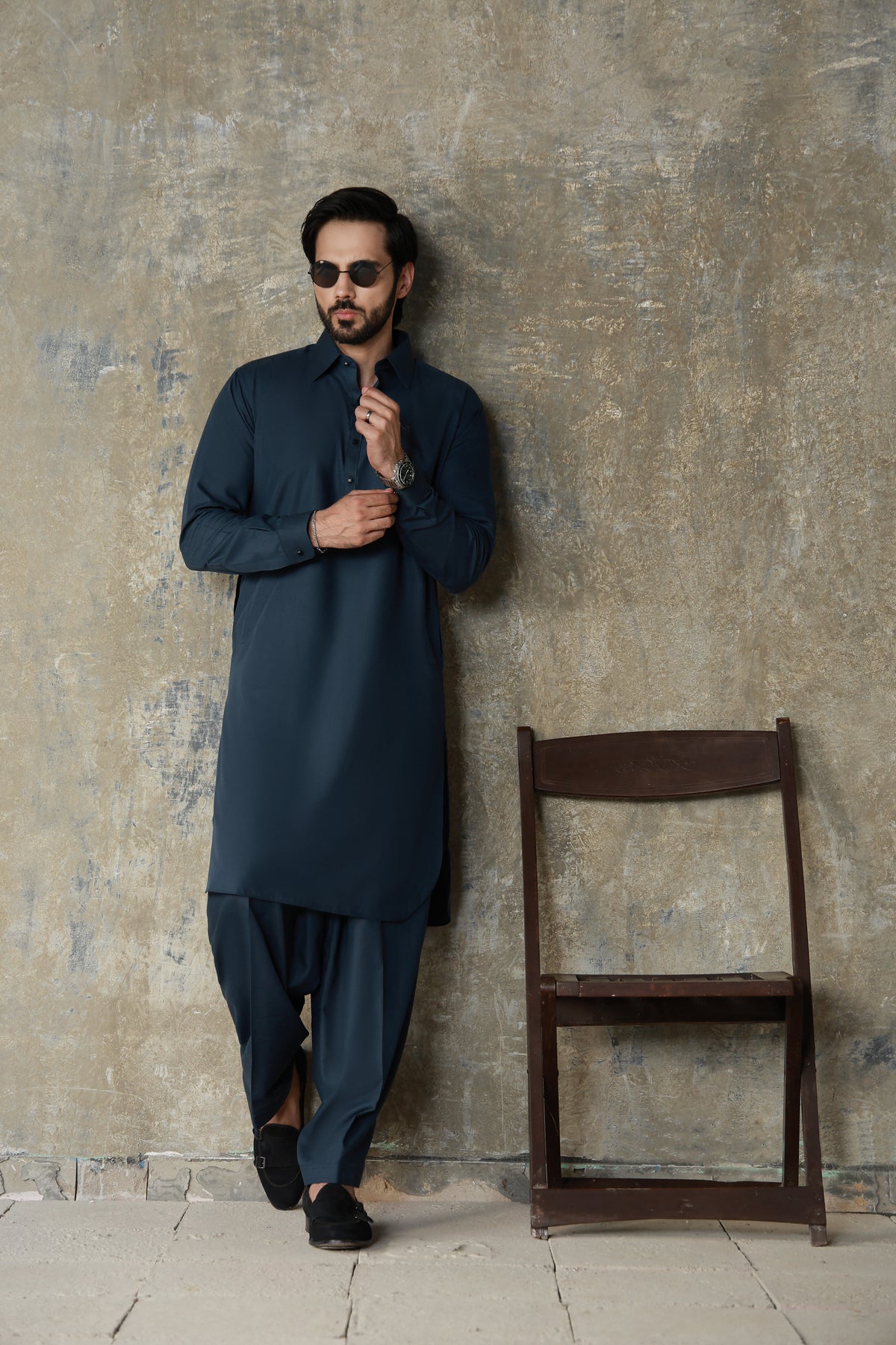 TEAL GREEN PREMIUM SOFT FABRIC KURTA SHALWAR