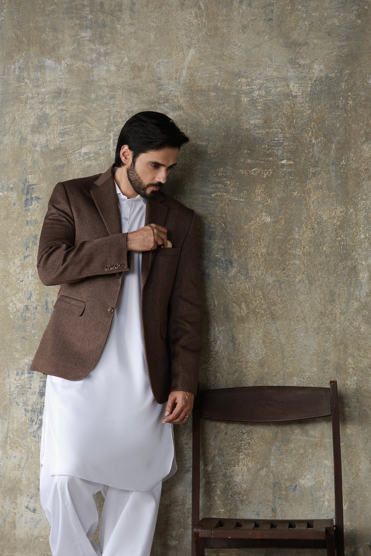 WHITE 100% COTTON FABRIC SHALWAR QAMEEZ