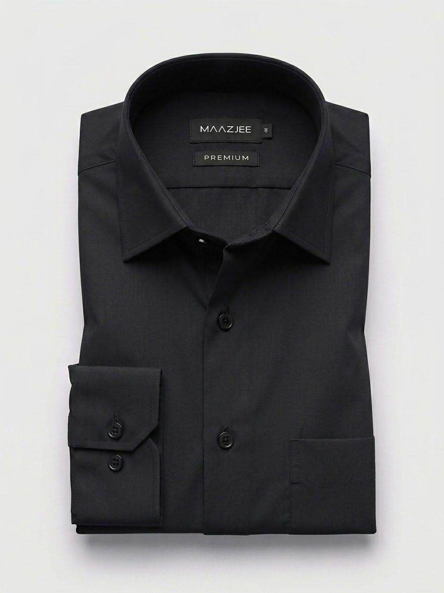Black Premium Formal Shirt