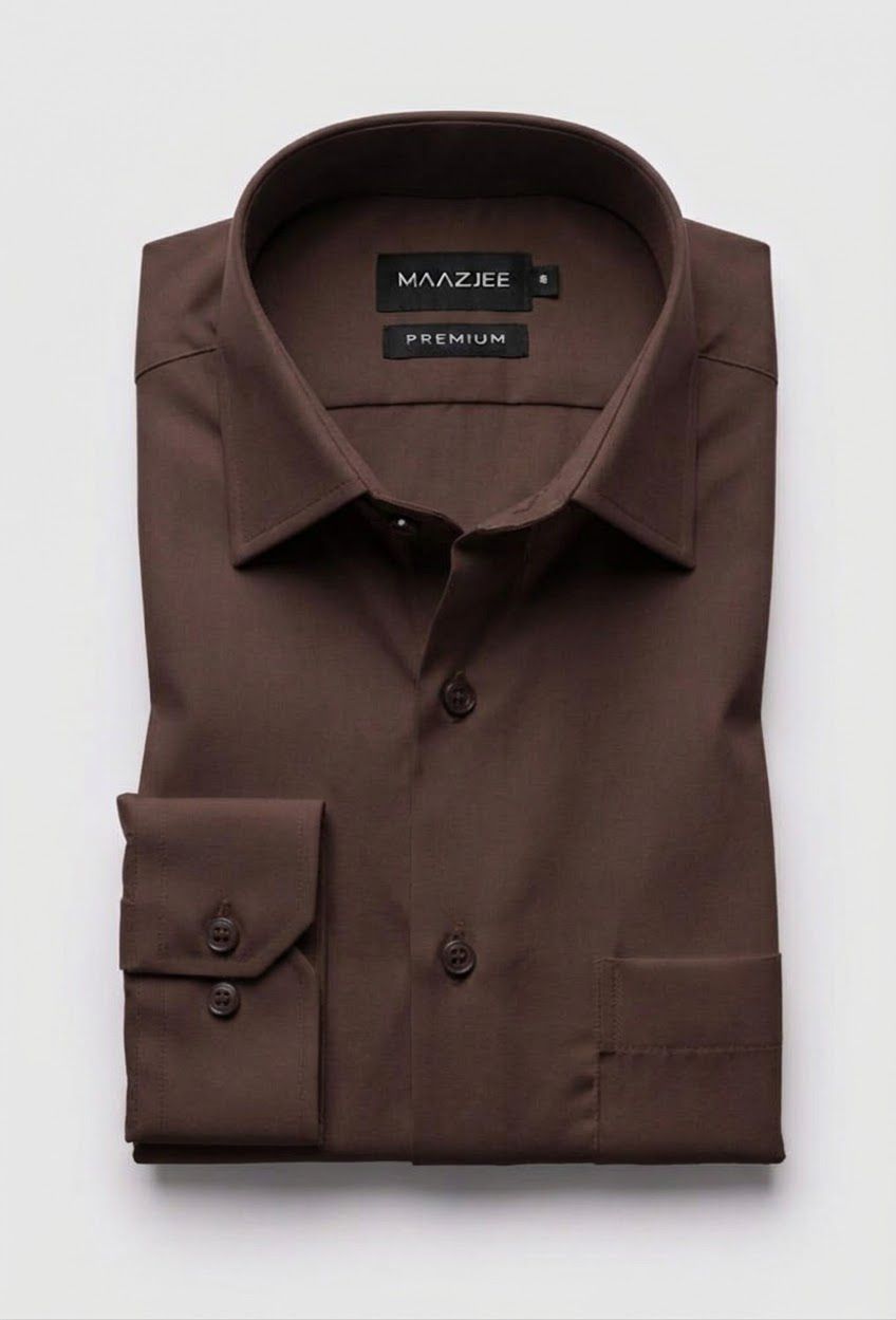 Brown Premium Formal Shirt