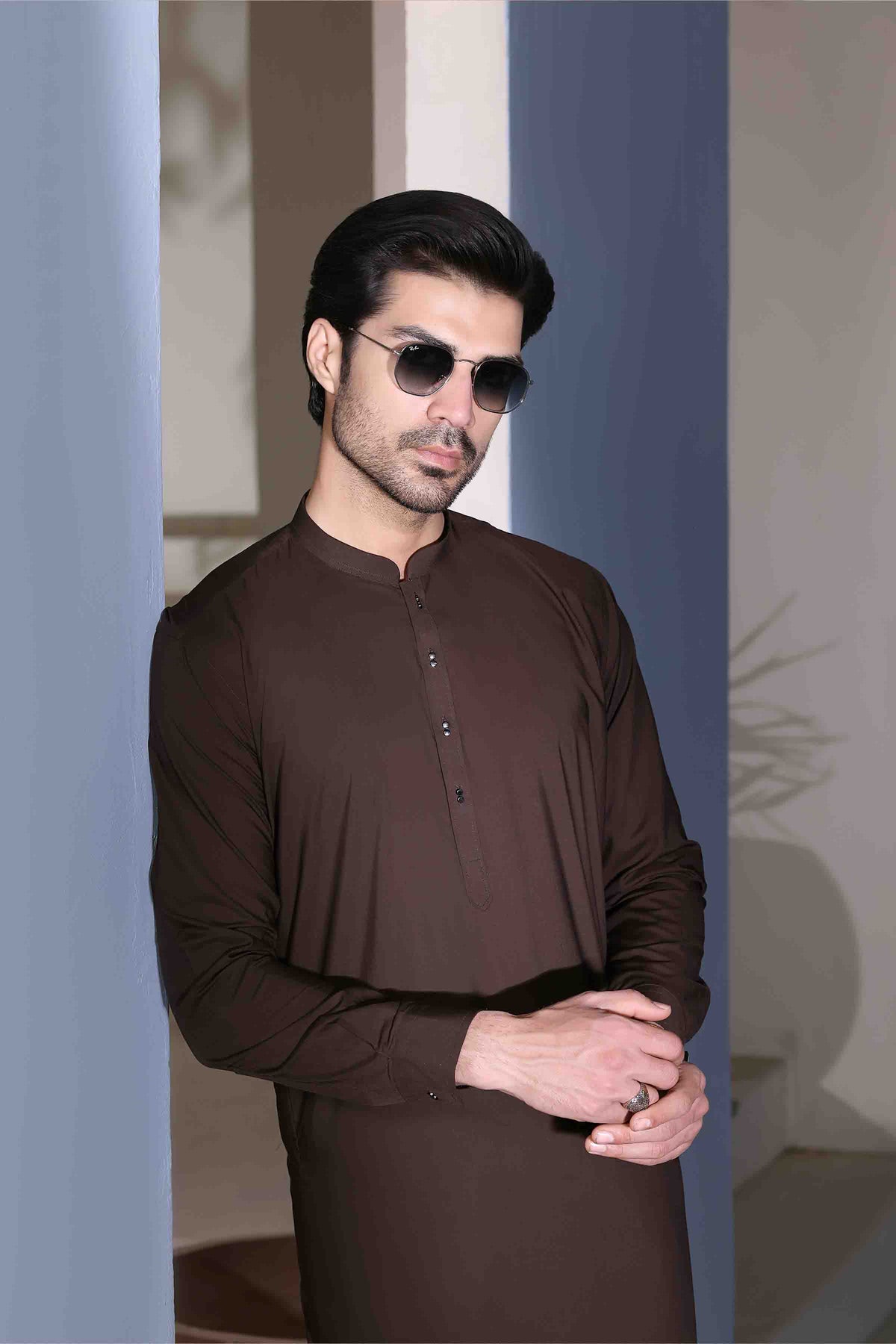 Loco Soft Premium Kurta Shalwar 25027 Brown