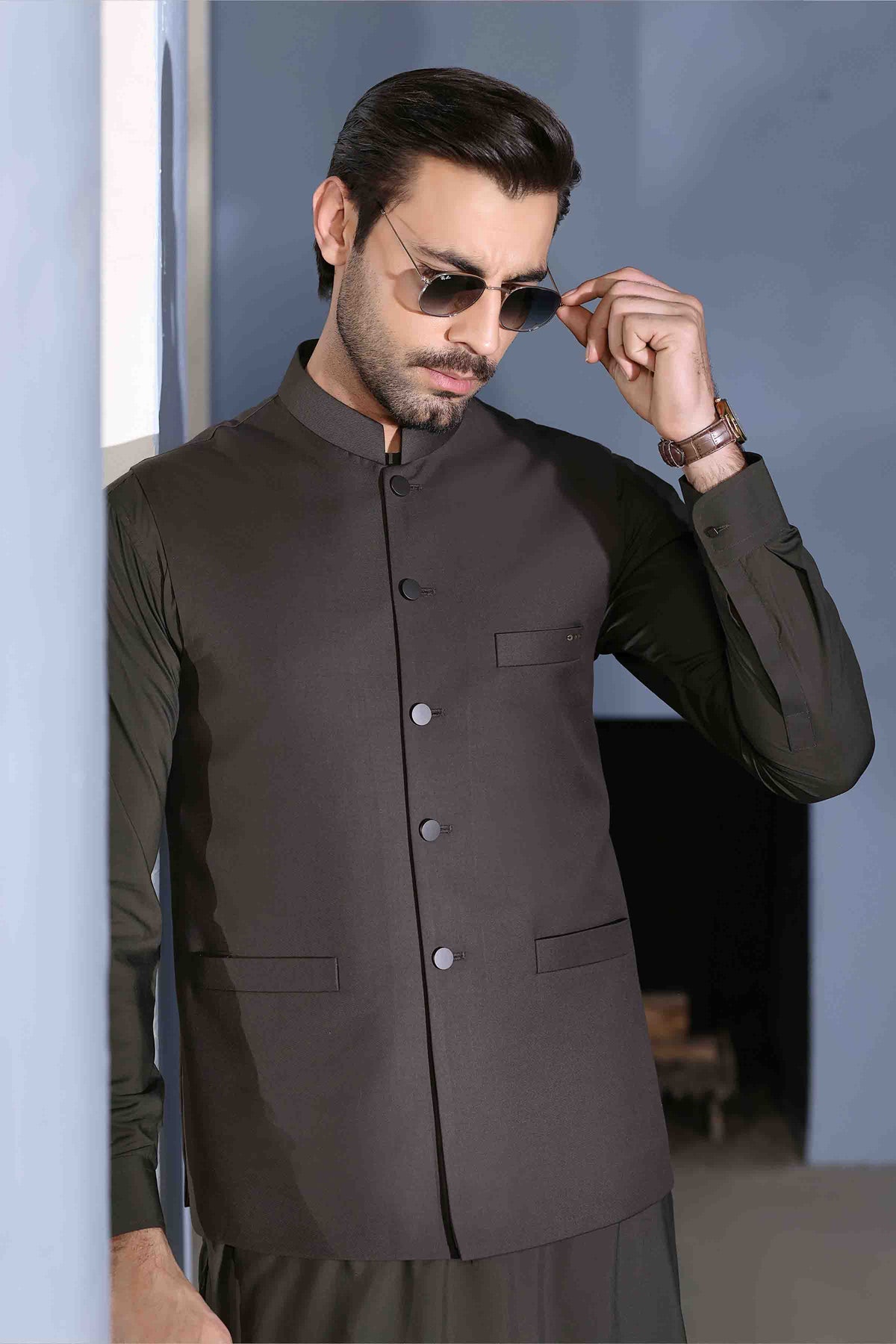 Loco Soft Premium Kurta Shalwar DARK GREEN 25027