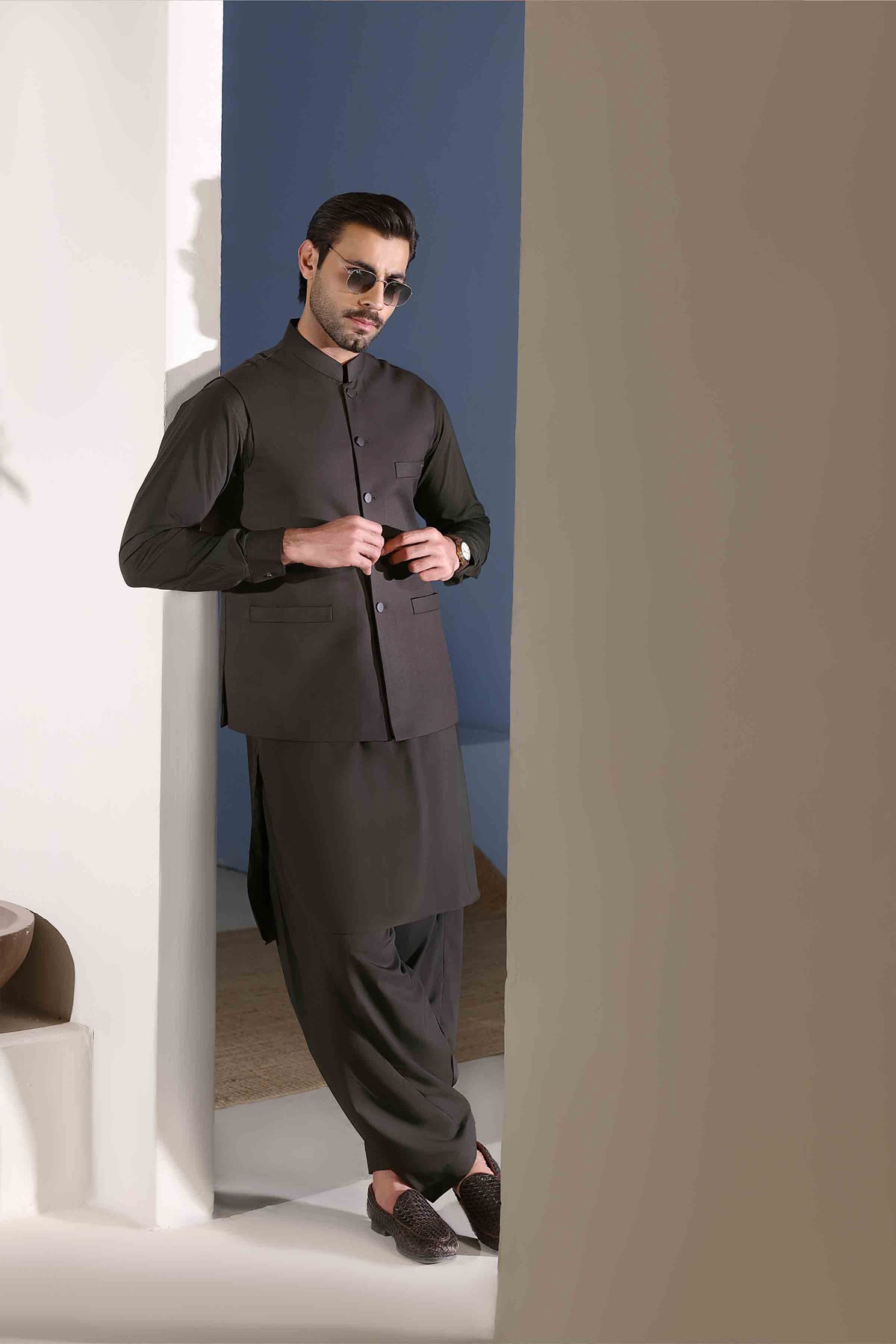 Loco Soft Premium Kurta Shalwar DARK GREEN 25027