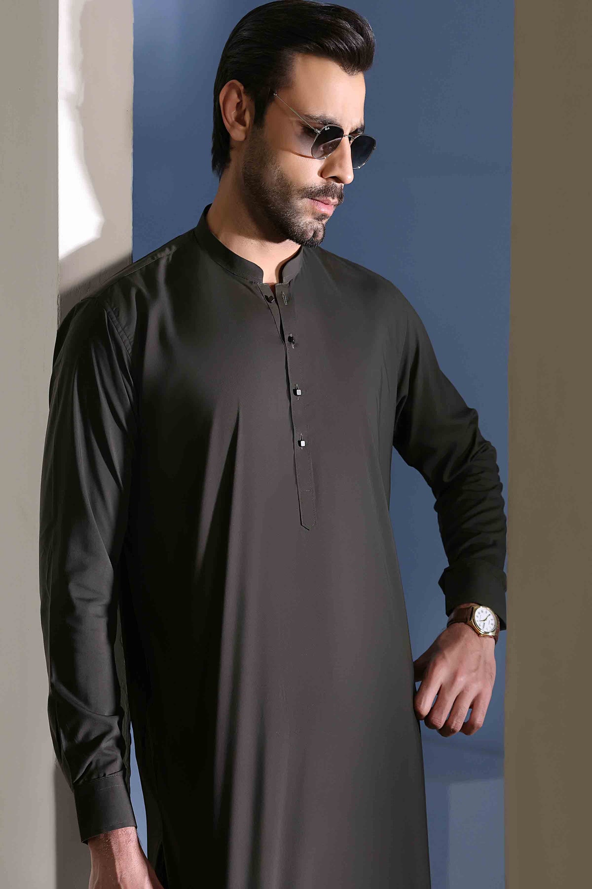 Loco Soft Premium Kurta Shalwar DARK GREEN 25027