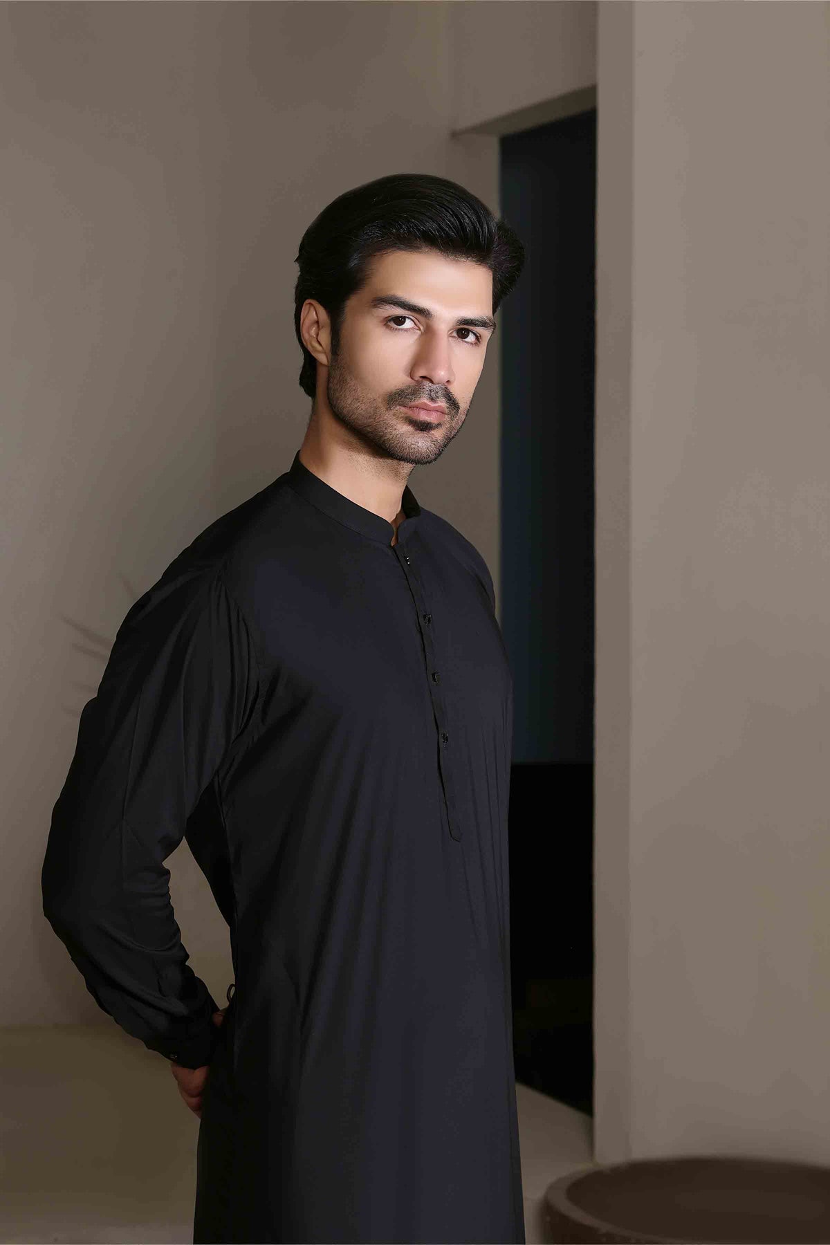 Loco Soft Premium Kurta Shalwar BLACK 25027