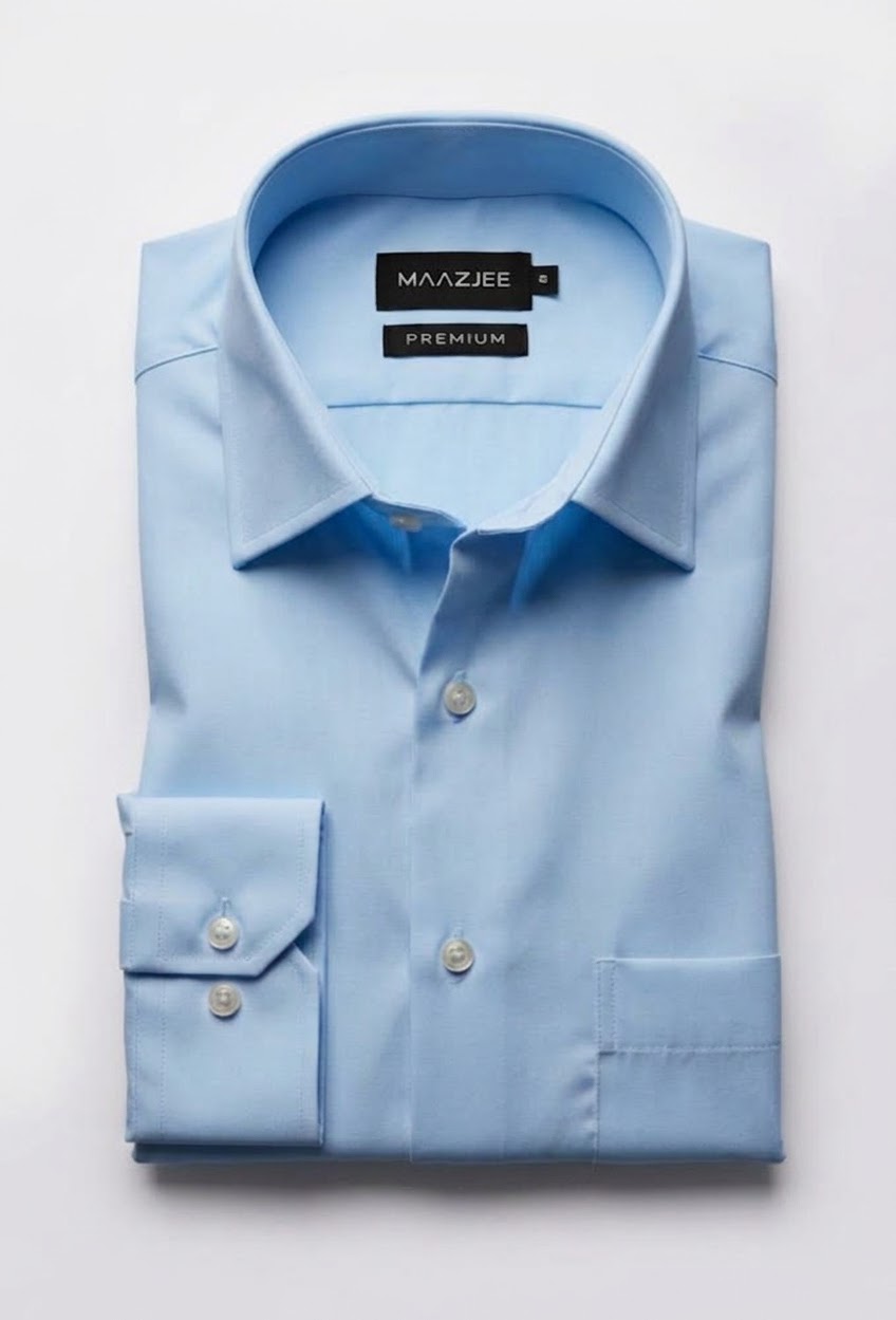 Sky Blue Premium Formal Shirt