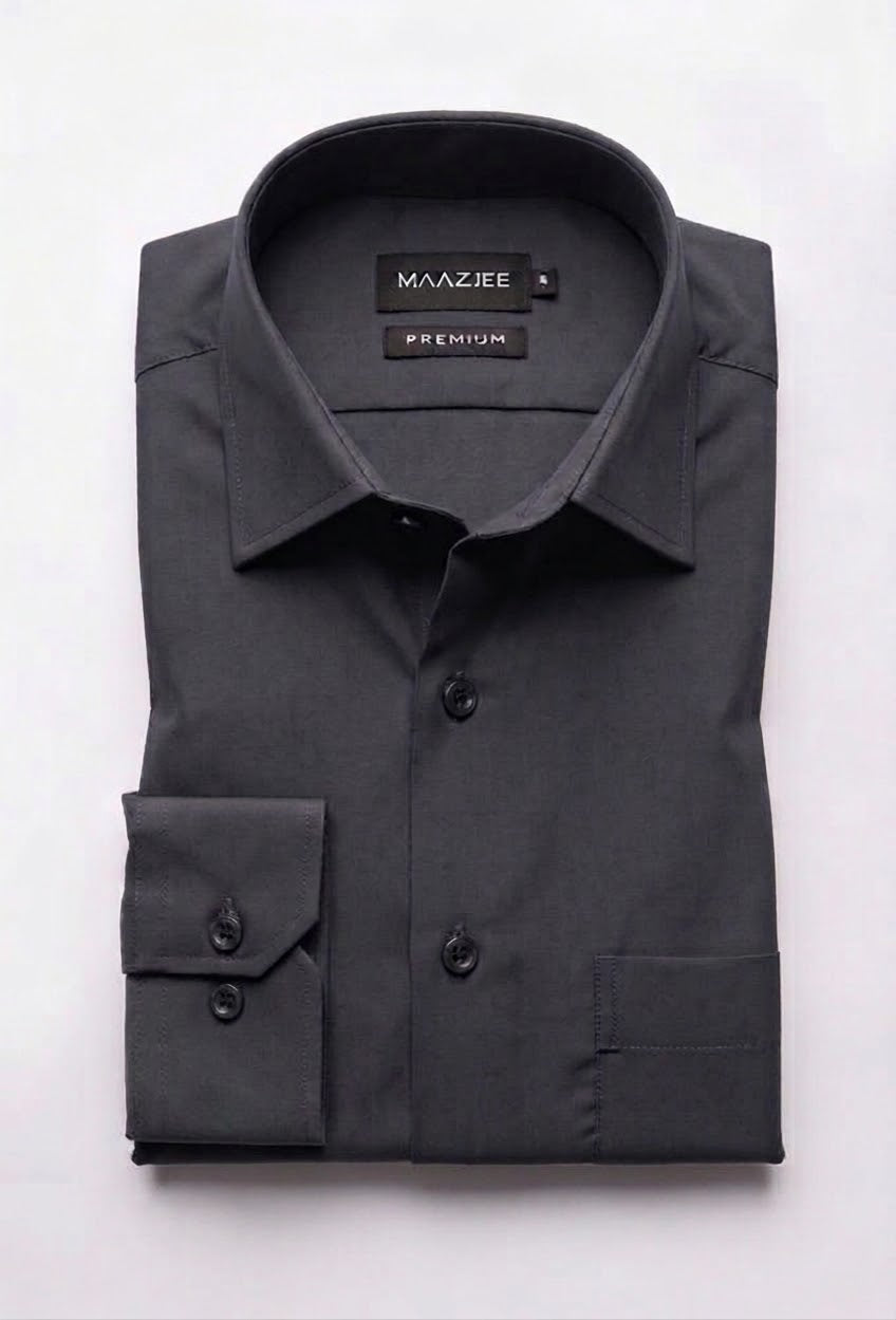 Malaysian Grey Premium Formal Shirt