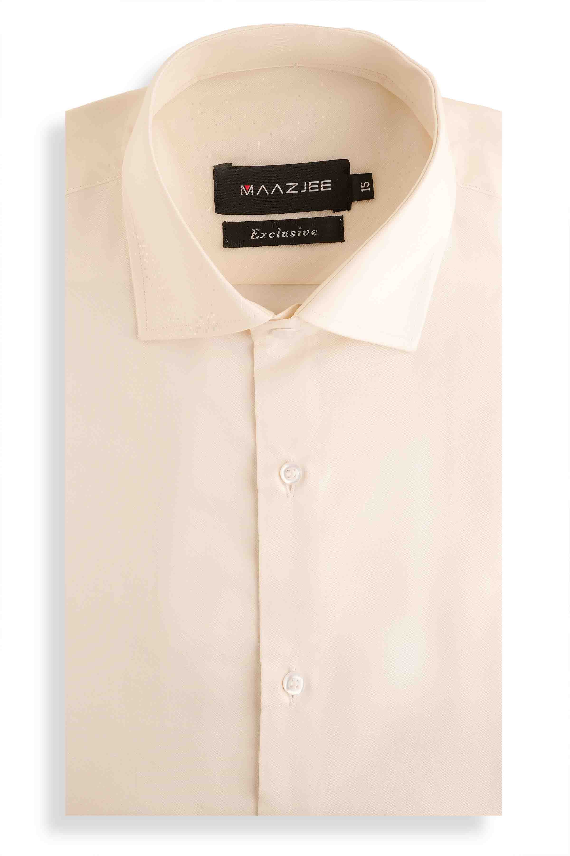 PLAIN SHIRT MSTF25-8 FAWN