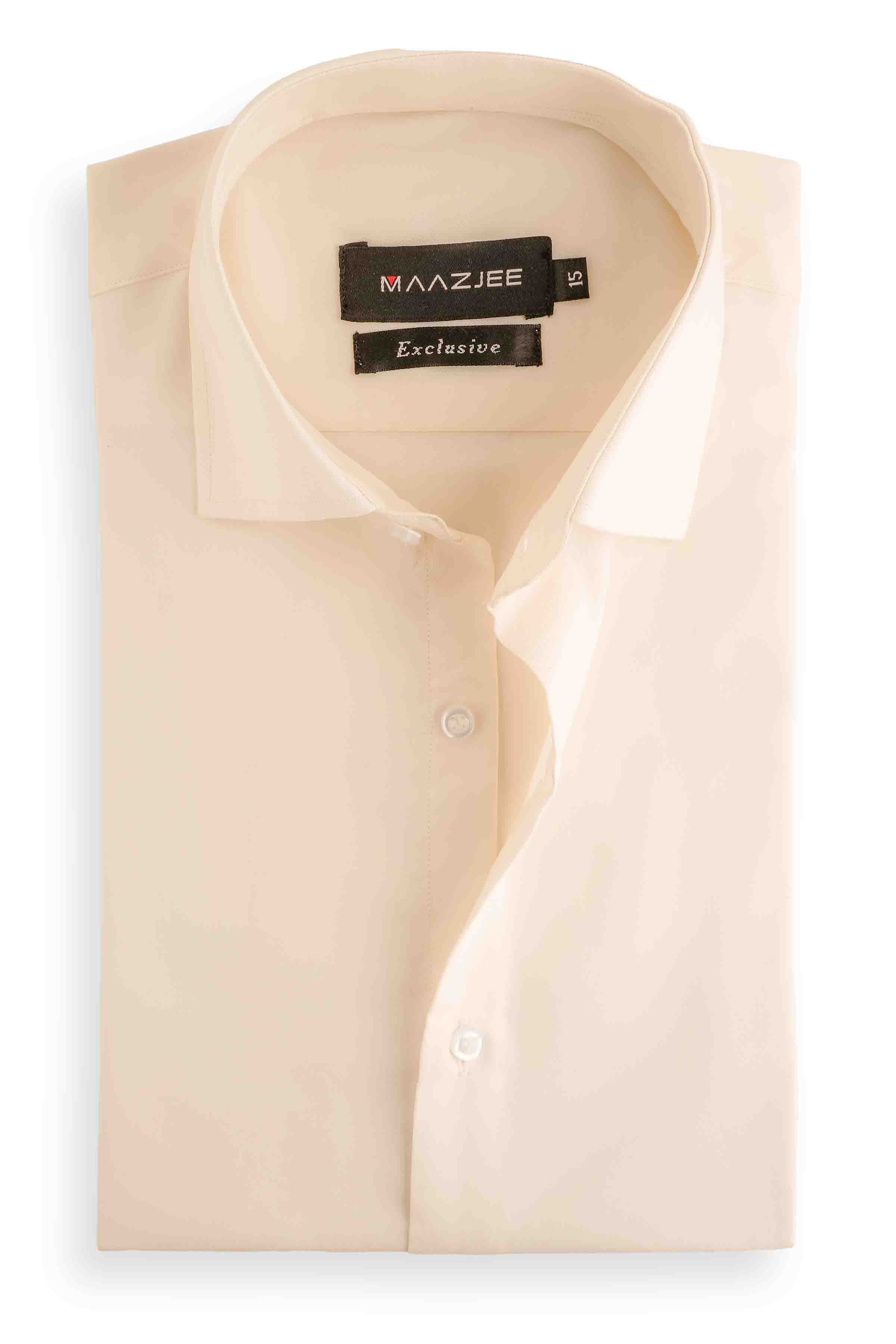 PLAIN SHIRT MSTF25-8 FAWN
