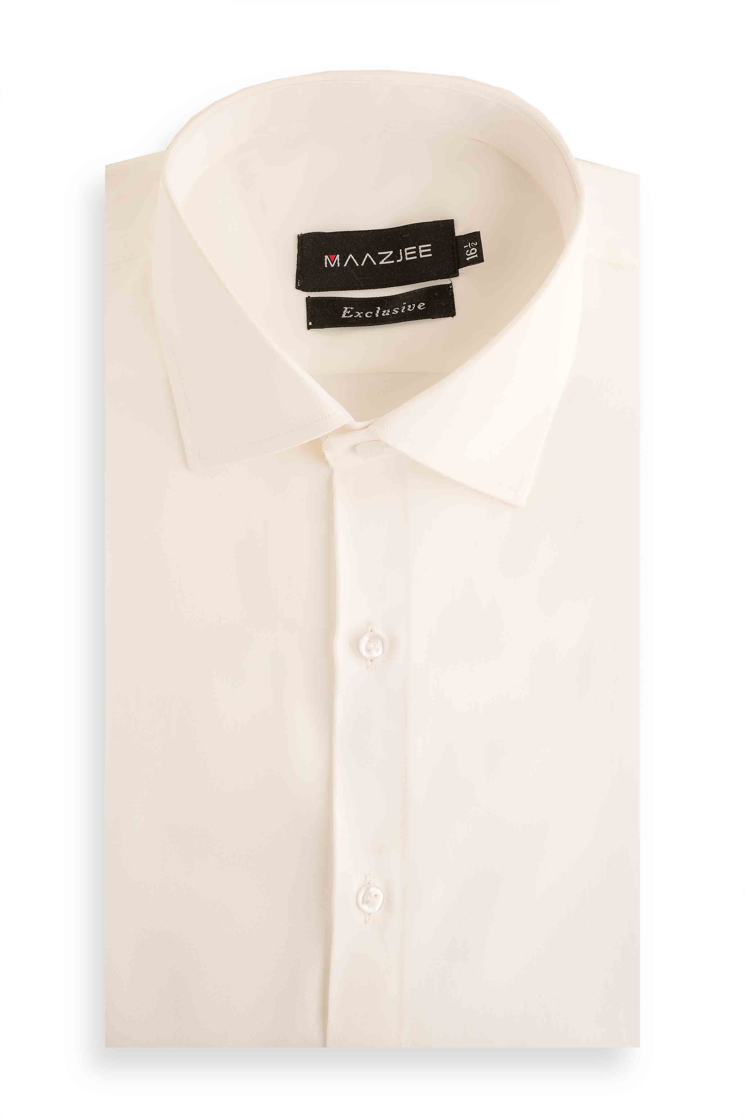 PLAIN SHIRT MSTF25-8 CREAM