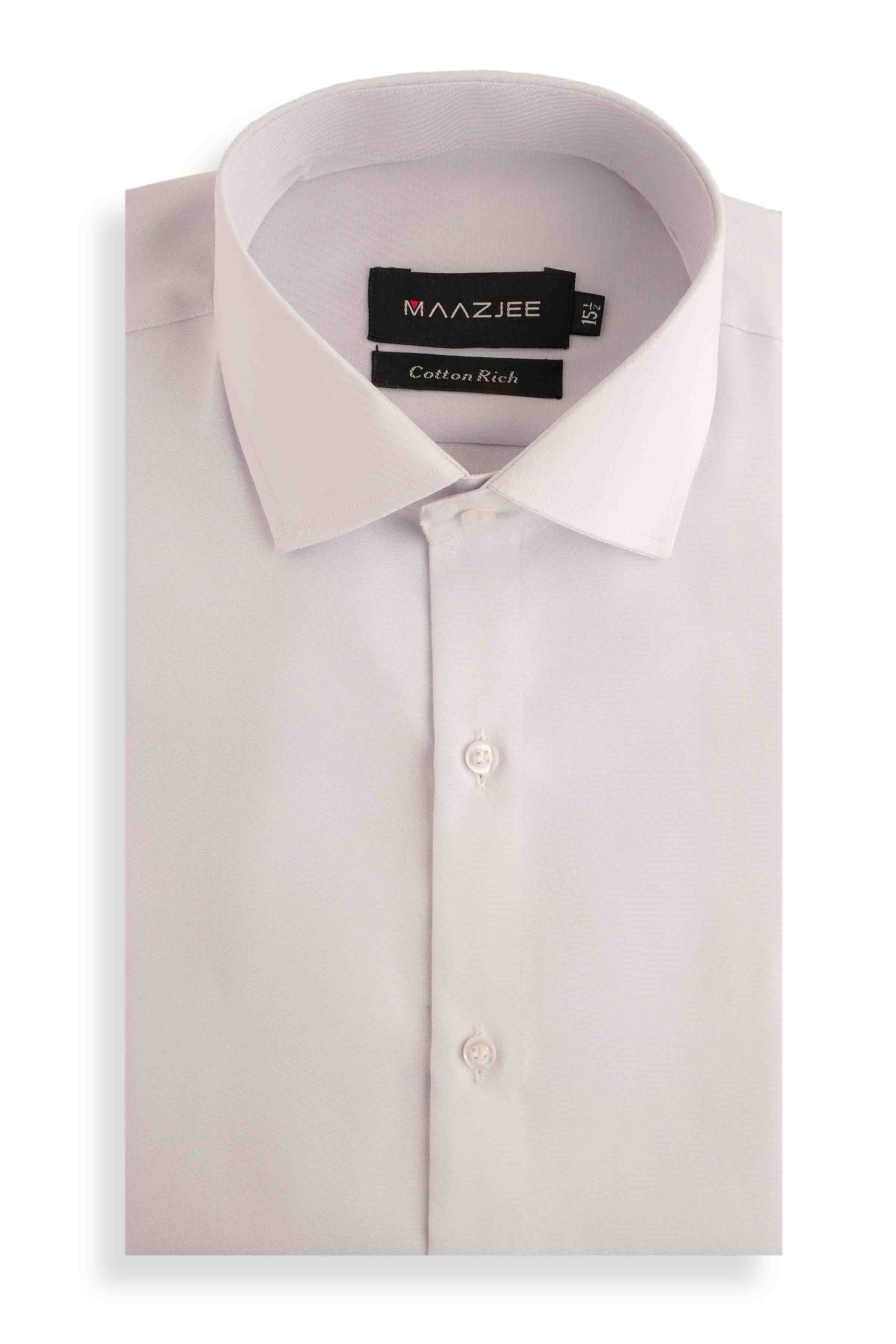 SELF STRIPE SHIRT MSTF25-8 WHT LNG