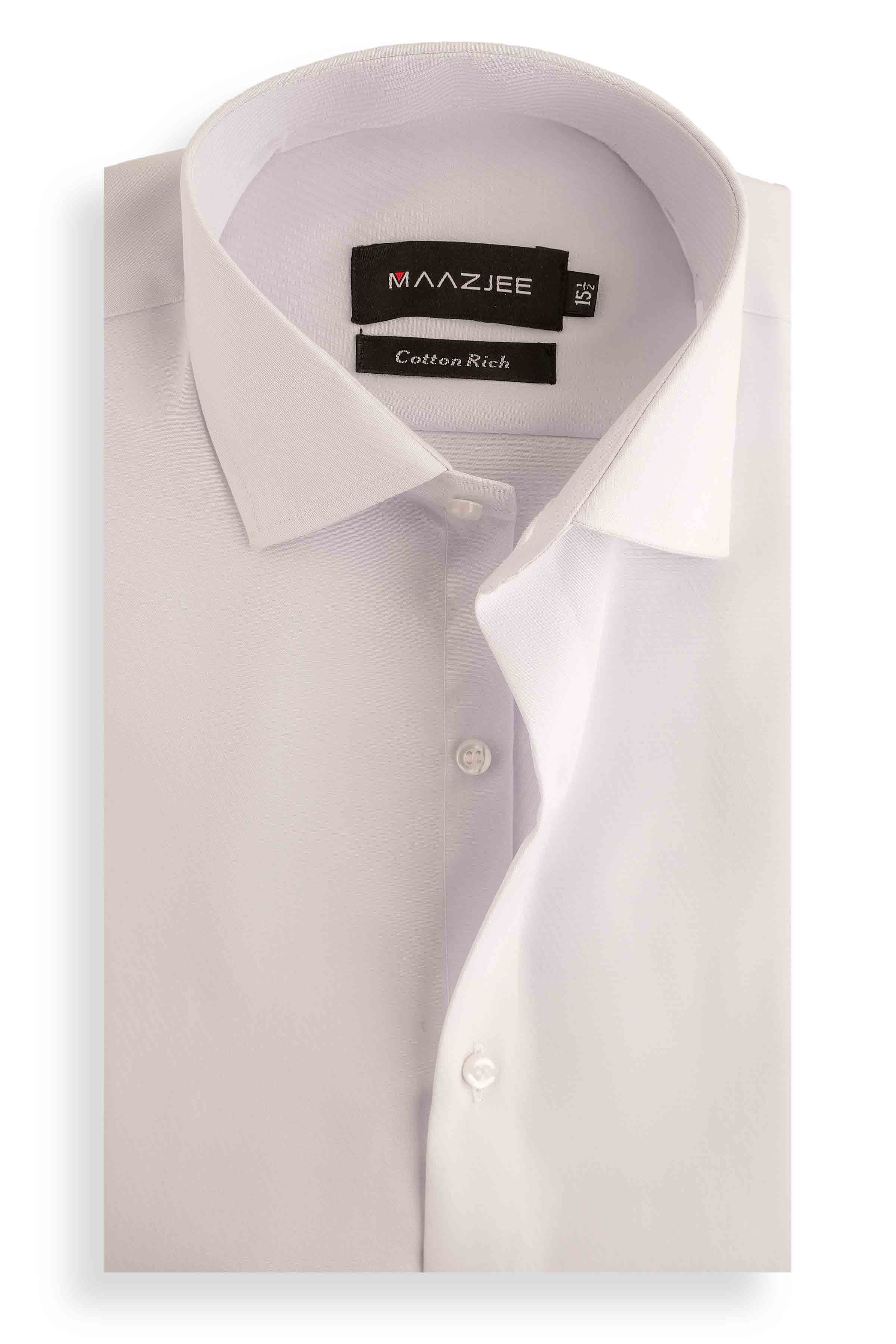 SELF STRIPE SHIRT MSTF25-8 WHT LNG