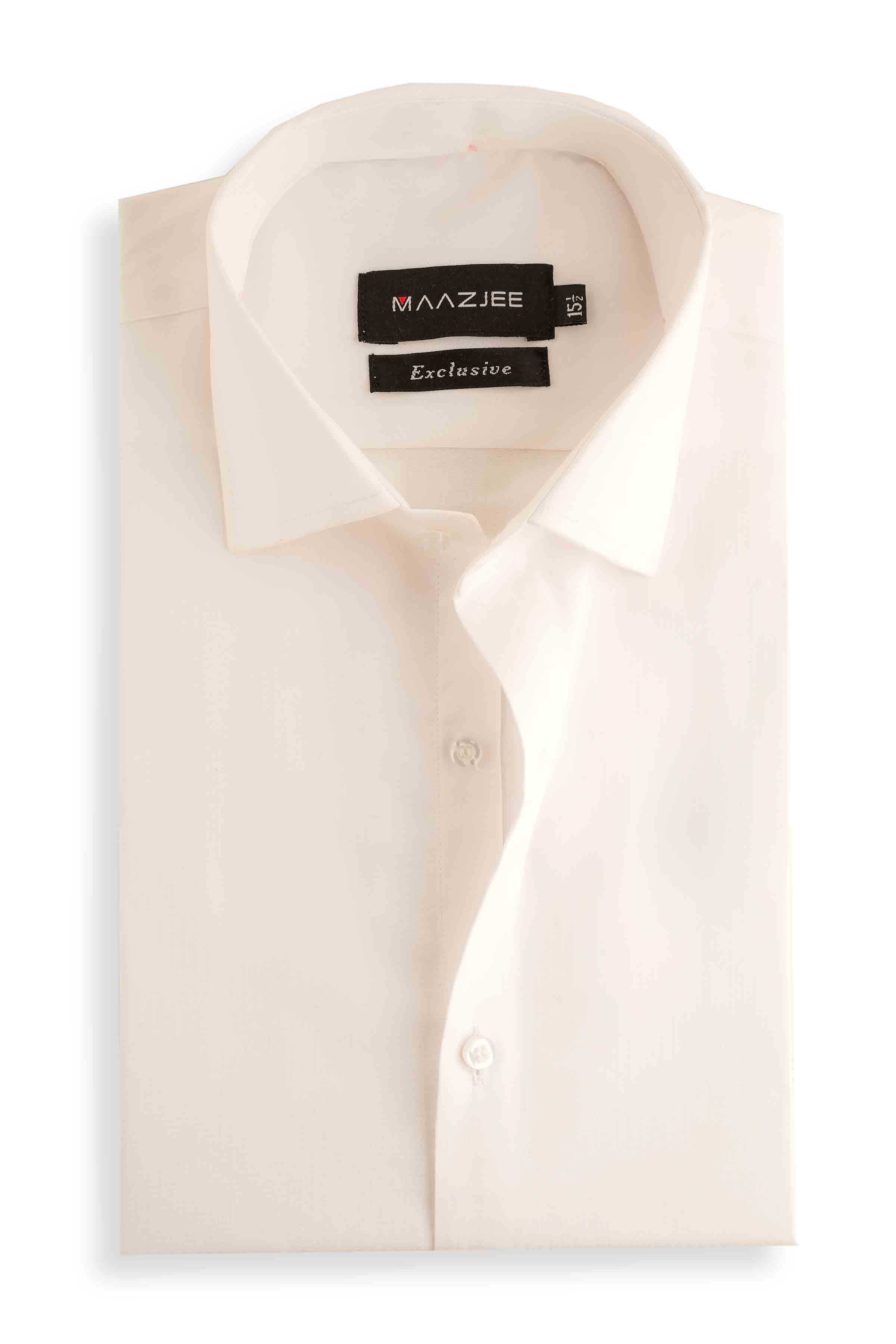 SELF CROSS STRIPE SHIRT FRD25-7 PURE WHITE