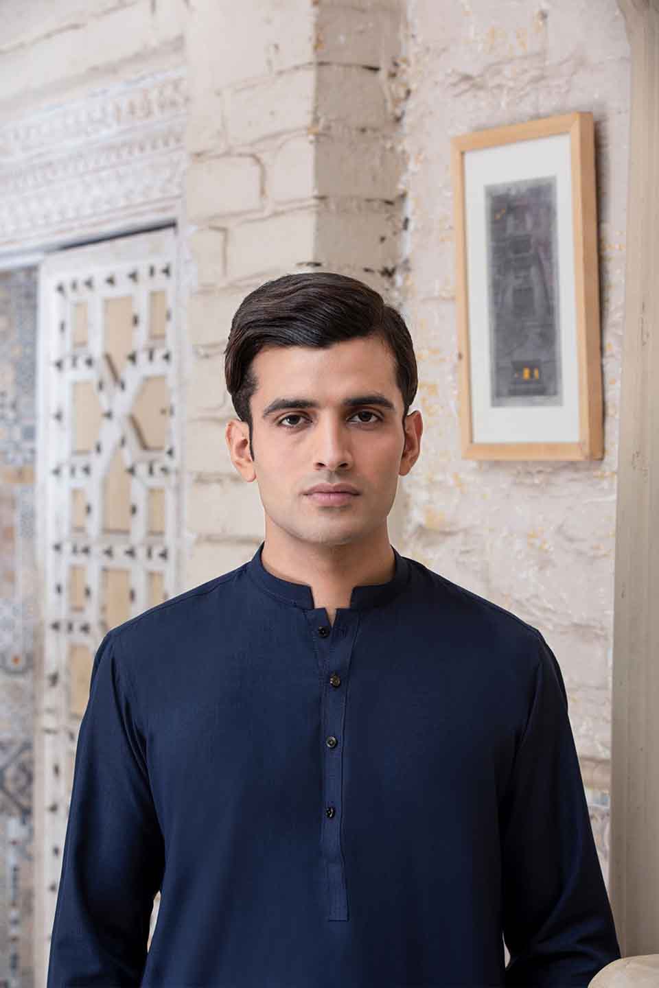 FANCY KURTA SHALWAR BLUE 23836