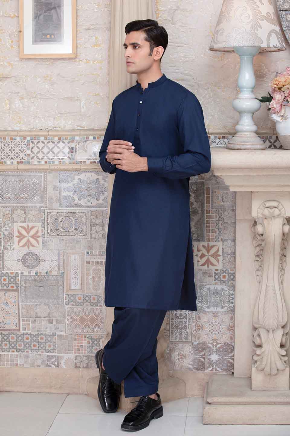 FANCY KURTA SHALWAR BLUE 23836