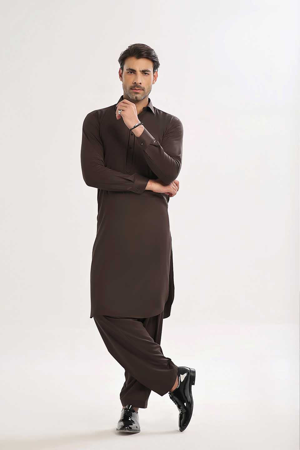 Shalwar Kameez 24822 BROWN