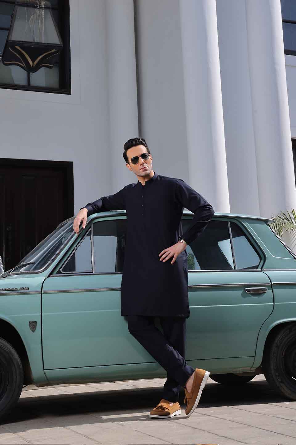 KURTA PAJAMA 25008 N.BLUE