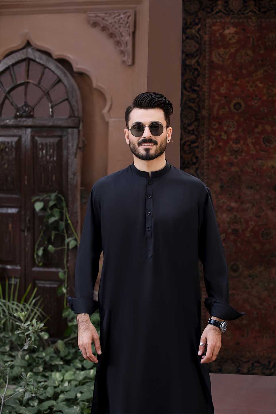 FANCY KURTA SHALWAR BLACK 24805