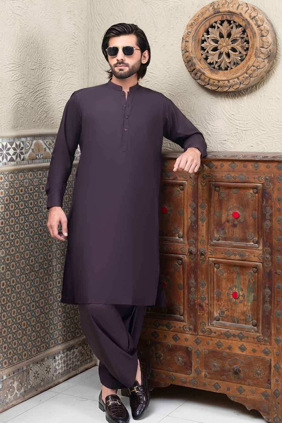 Shalwar Kameez 24838 REDWINE