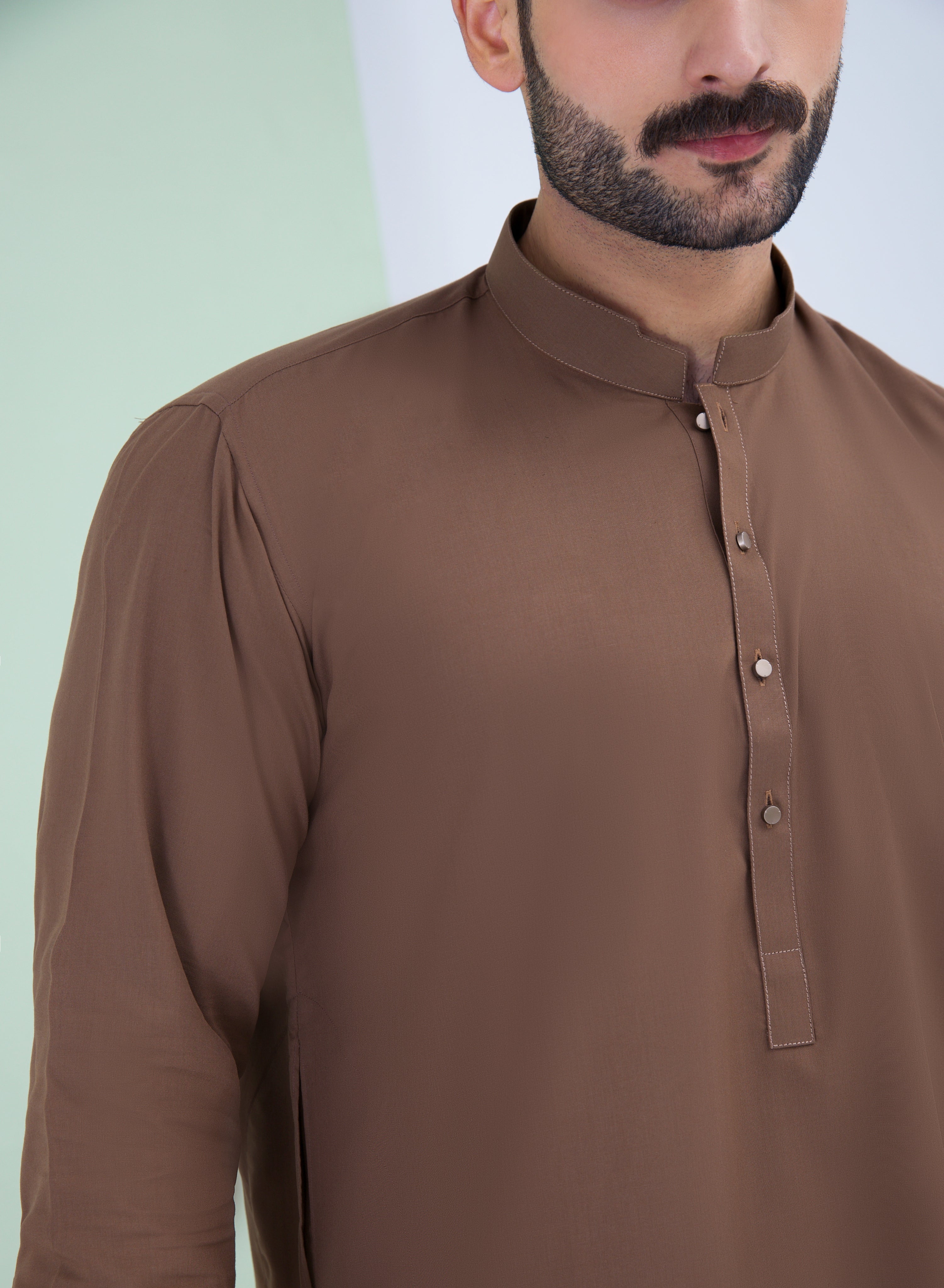 WASH N WEAR FABRIC SHALWAR QAMEEZ 25018 MUSTARD