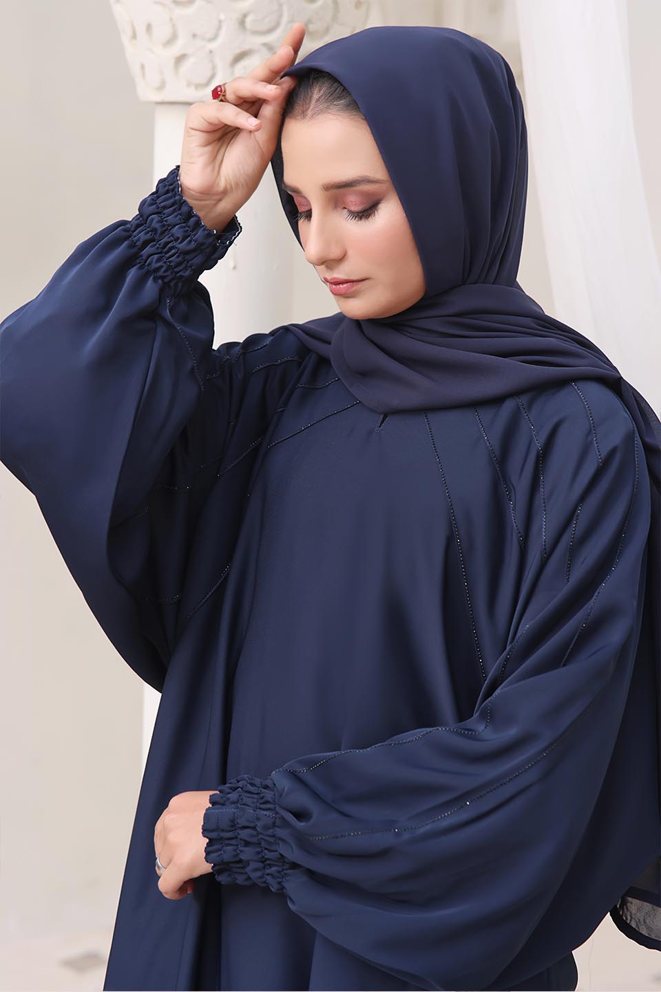 Maazjee Abaya Blue