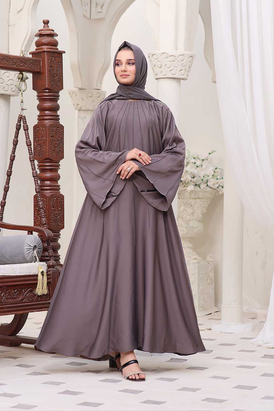 Maazjee Abaya Gray