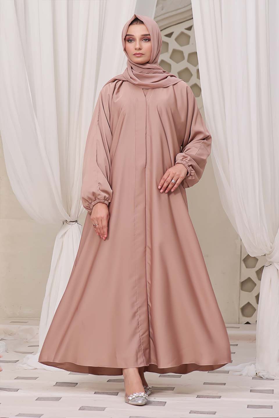 Maazjee Abaya Light Brown