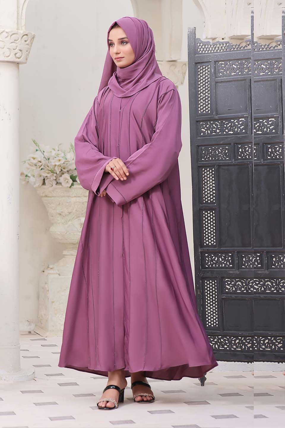 Maazjee Abaya Purple