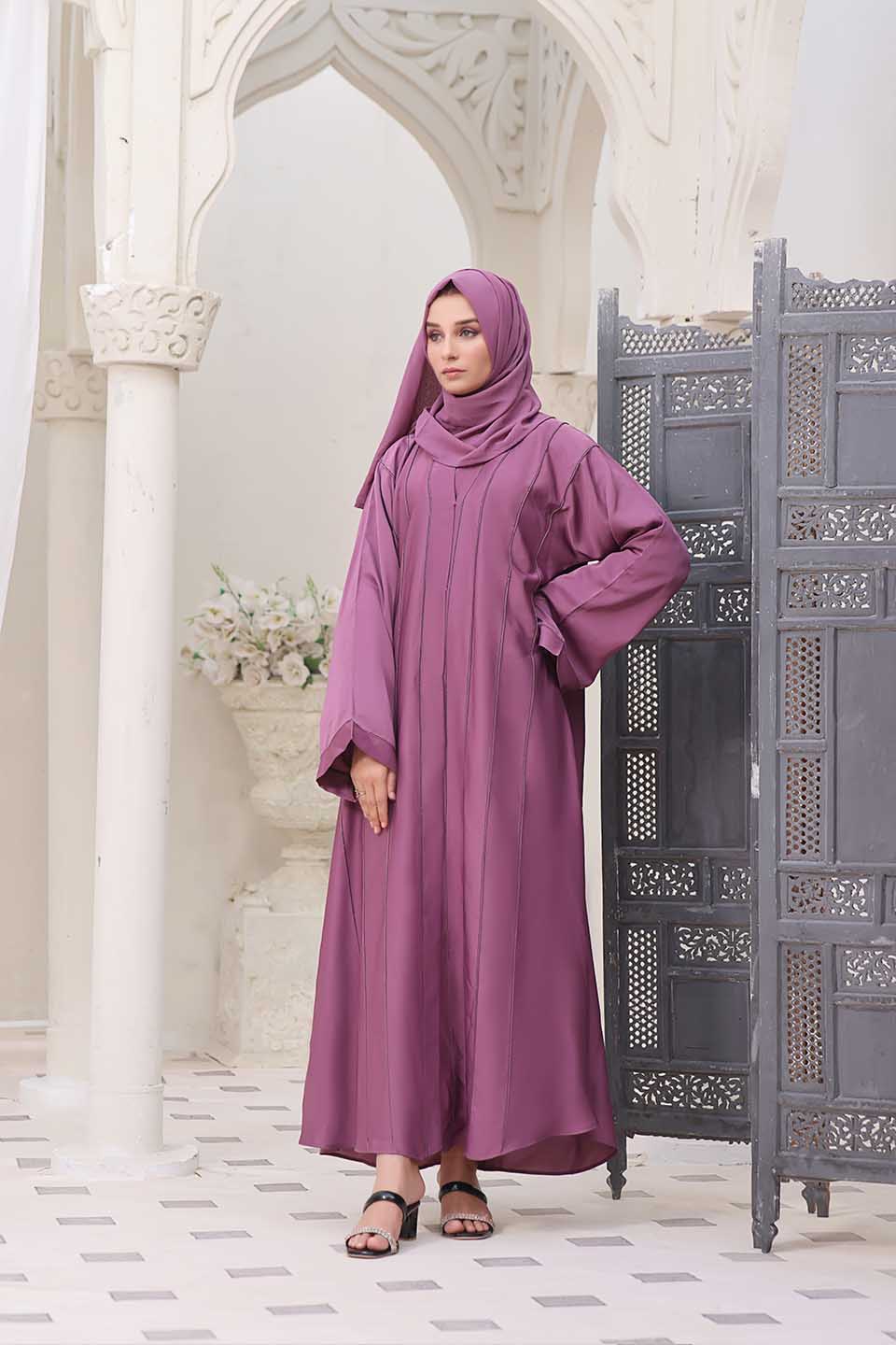 Maazjee Abaya Purple