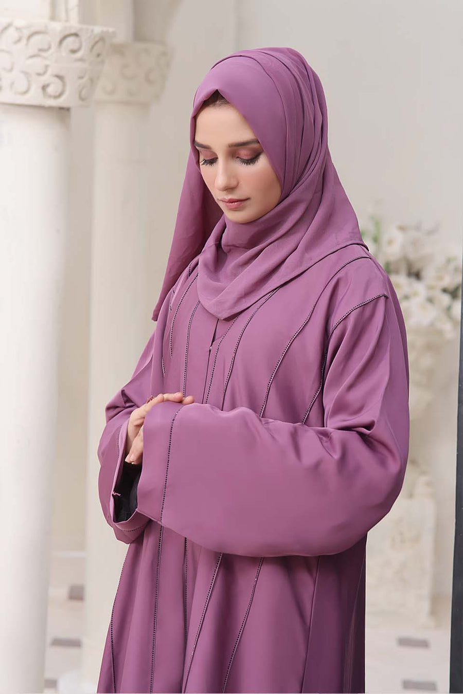 Maazjee Abaya Purple