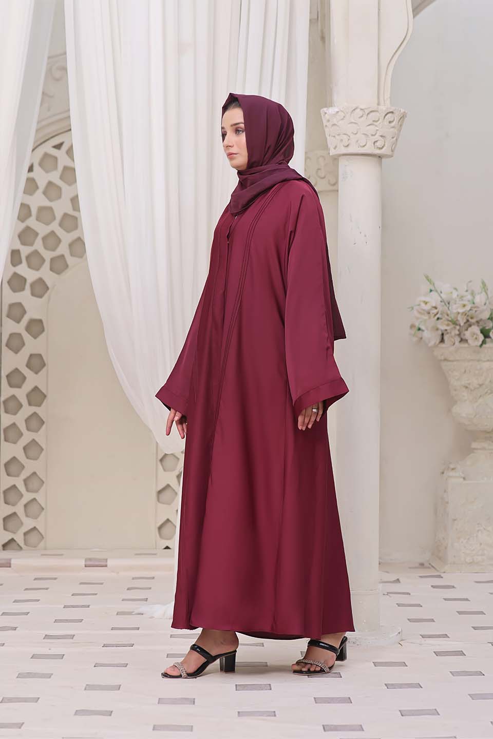 Maazjee Abaya Red