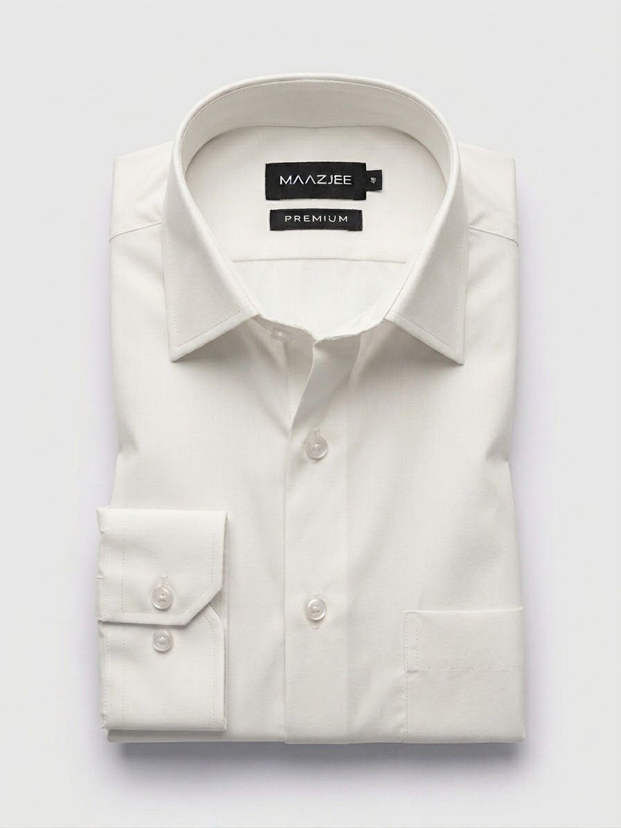 Off White Premium Formal Shirt
