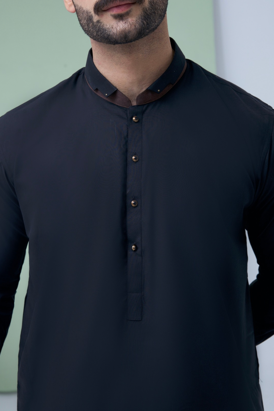 WASH N WEAR FABRIC SHALWAR QAMEEZ 24852 N.BLUE