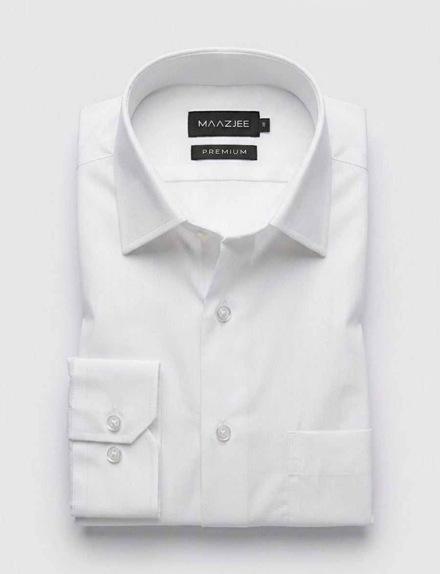 White Premium Formal Shirt
