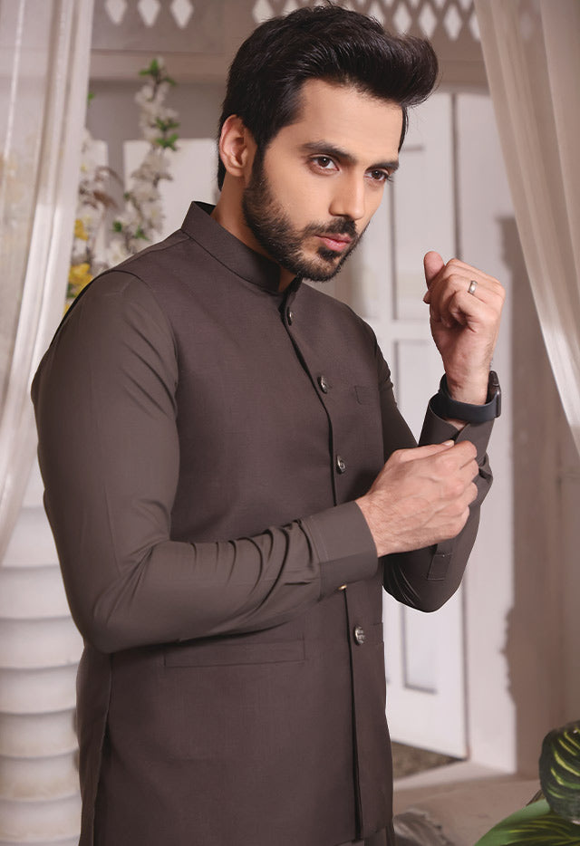 WAIST COAT OLIVE R-M261