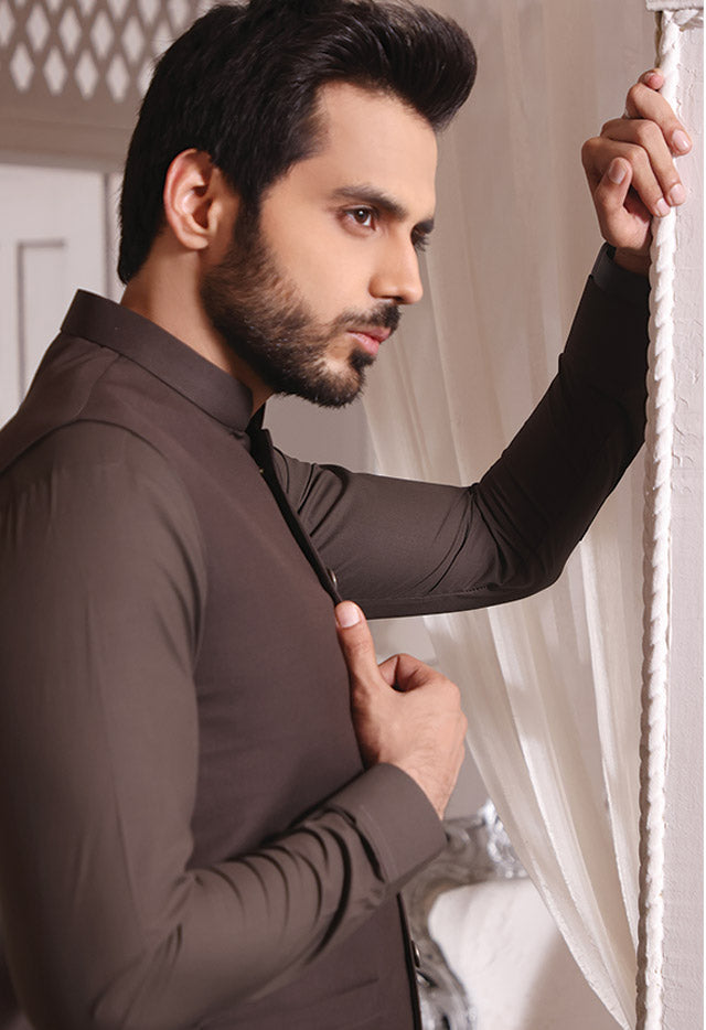 WAIST COAT OLIVE R-M261