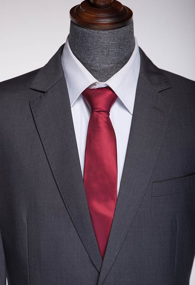 TWIL ITALIAN TWO PIECE SUIT CHARCOAL  318-213