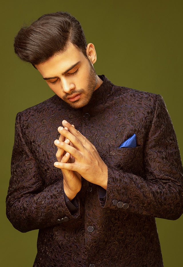 JAMAWAR FABRIC PRINCE COAT