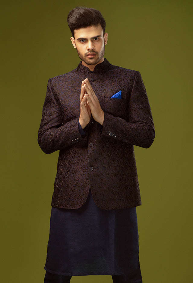 JAMAWAR FABRIC PRINCE COAT