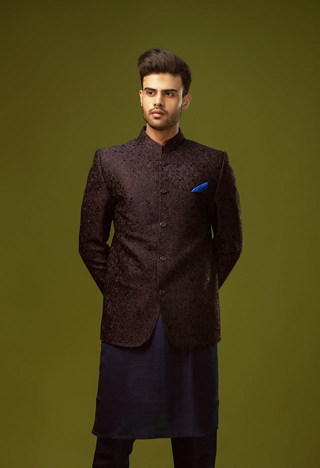 JAMAWAR FABRIC PRINCE COAT