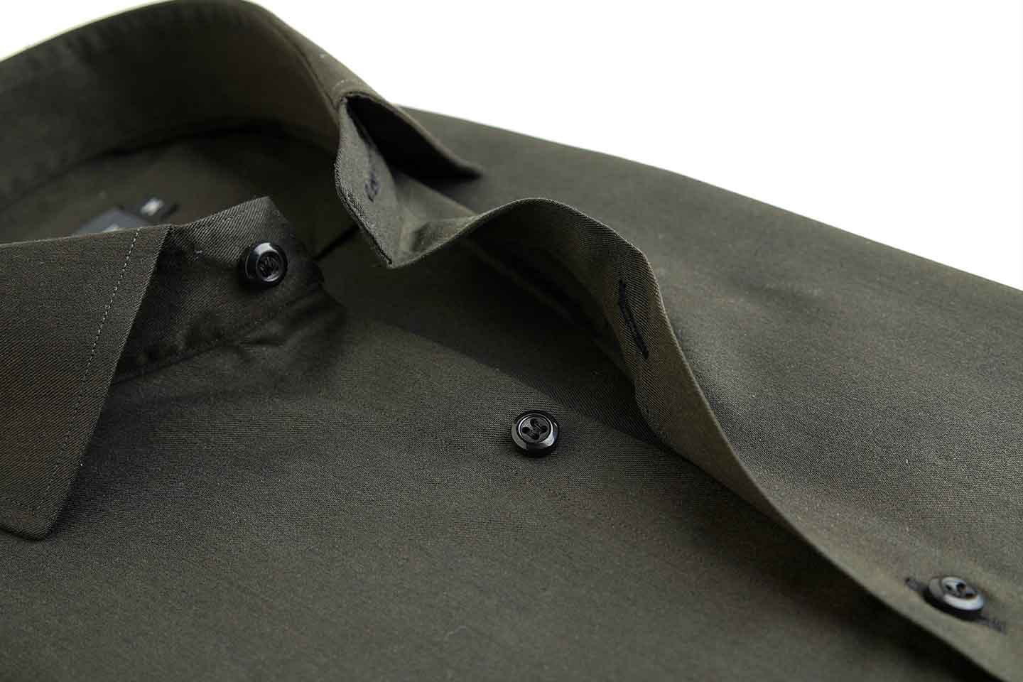 FORMAL SHIRTS HA-TWIL D.GREEN