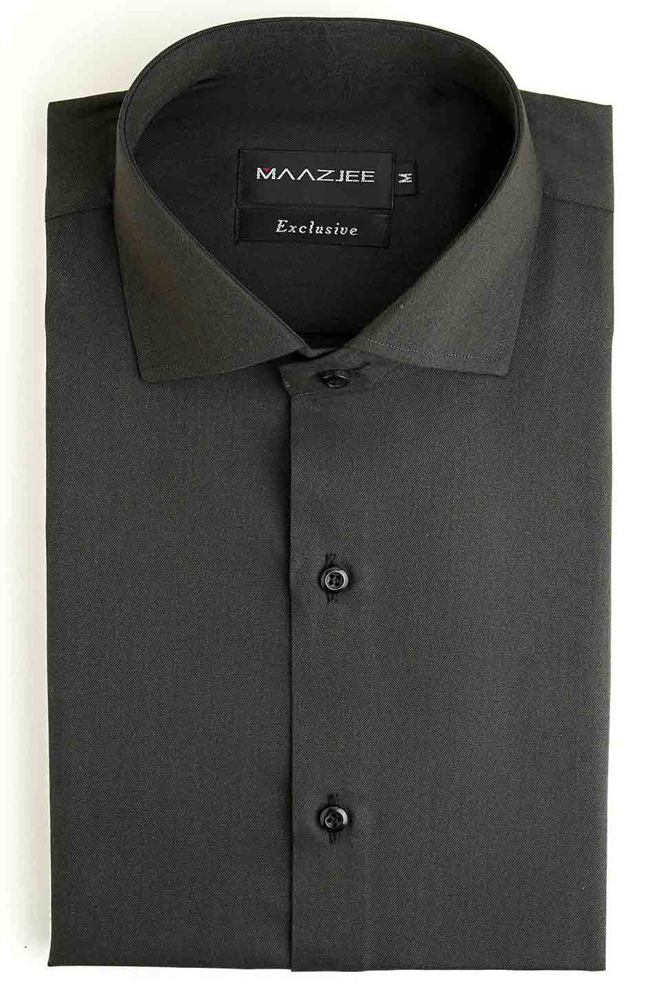 FORMAL SHIRTS UK-22-12(1 )  BLK WHT LNG