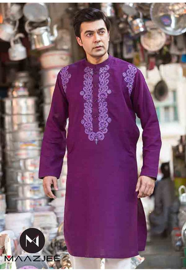 FANCY KURTA PURPLE 17942