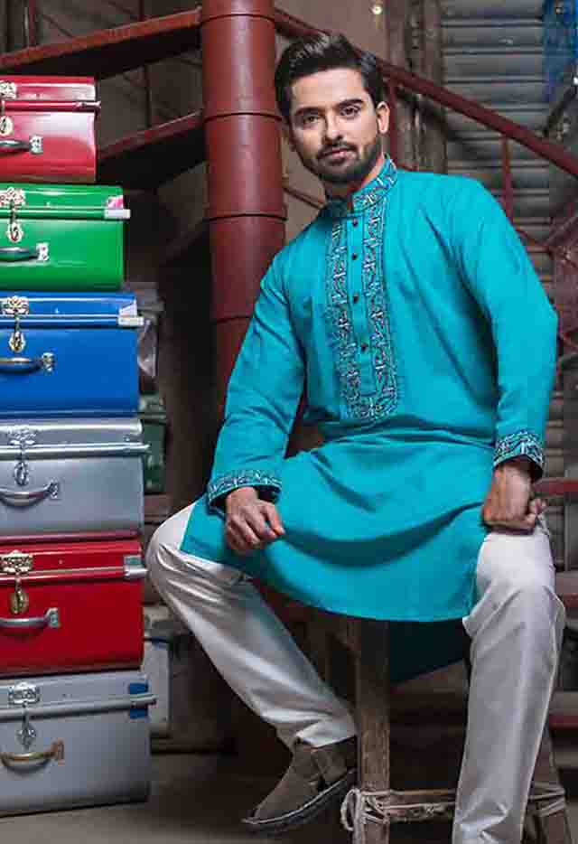 KURTA C GREEN