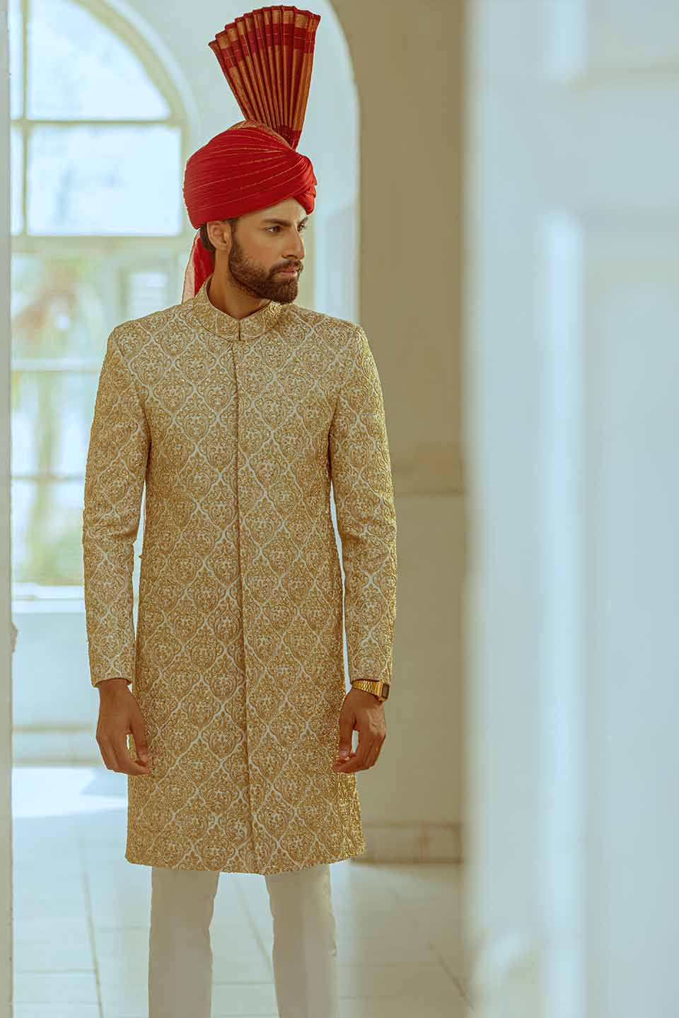 Maazjee Sherwani -22-B