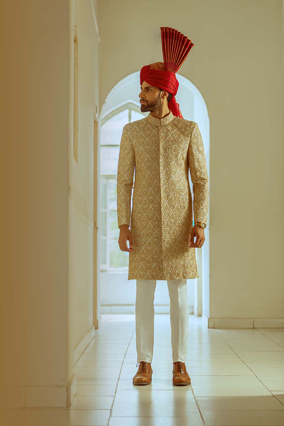 Maazjee Sherwani -22-B