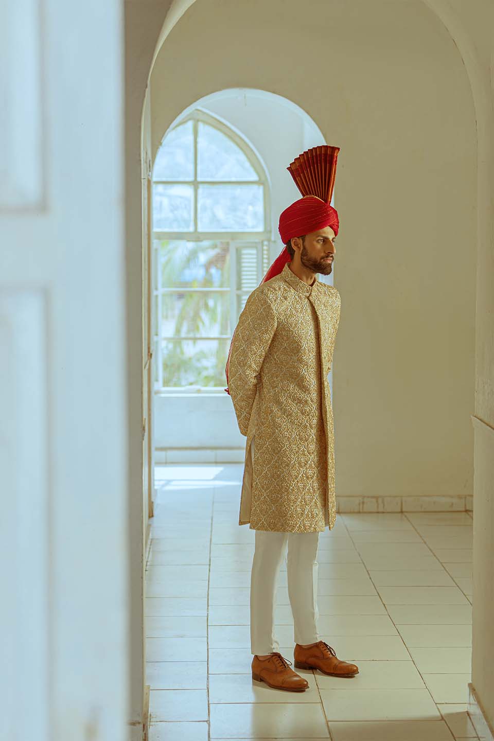 Maazjee Sherwani -22-B