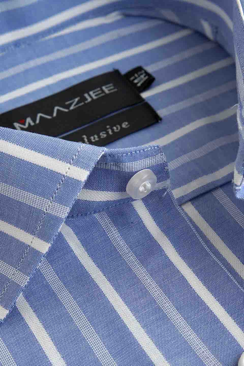 FORMAL SHIRTS UK-22-12(1 ) BLU/WHT LNG2