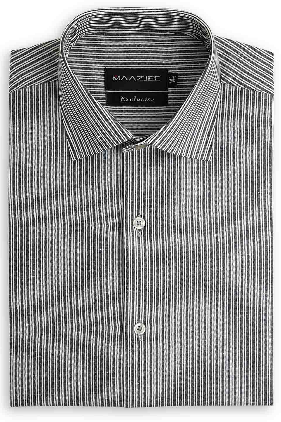 FORMAL SHIRTS UK-22-12(1 ) BLK/WHT 1