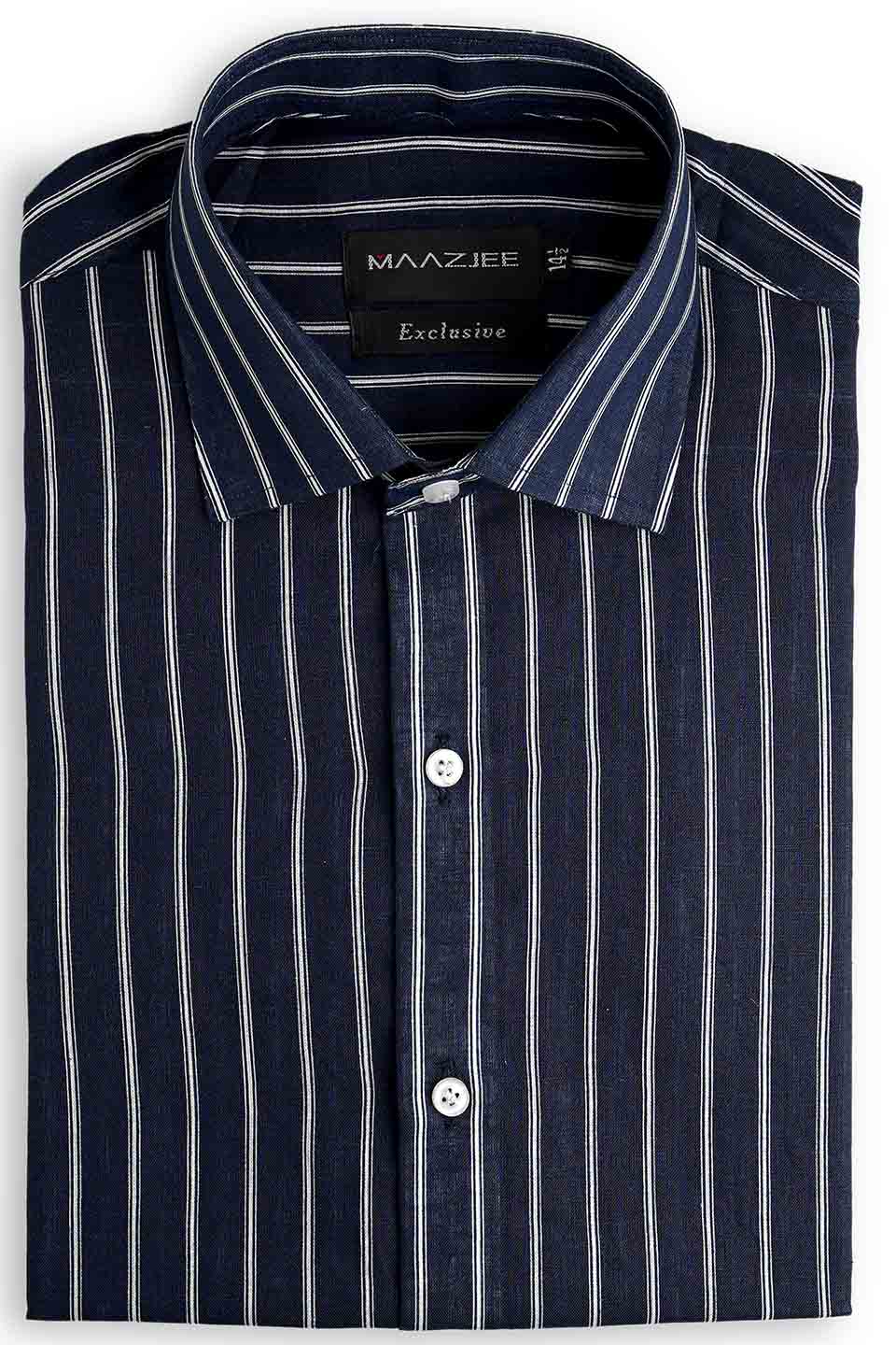 FORMAL SHIRTS UK-22-12(1 ) N.BLUE LNG